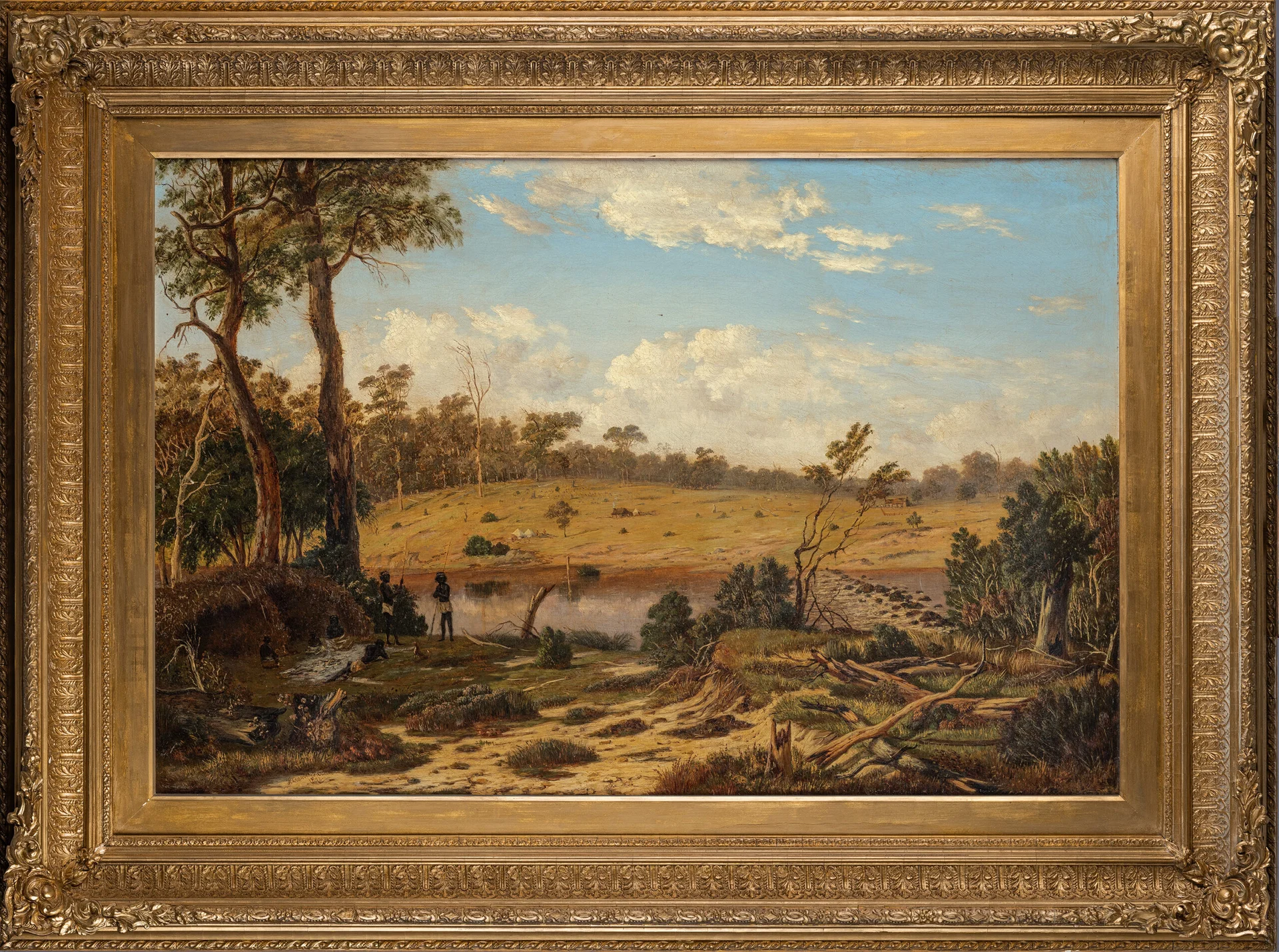MELBOURNE AS IT WAS IN 1837, FROM THE EMERALD HILL SIDE NEAR THE FALLS