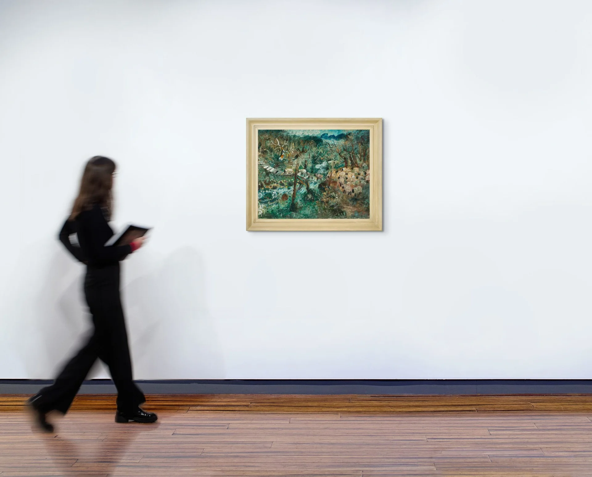 LANDSCAPE WITH SHEEP