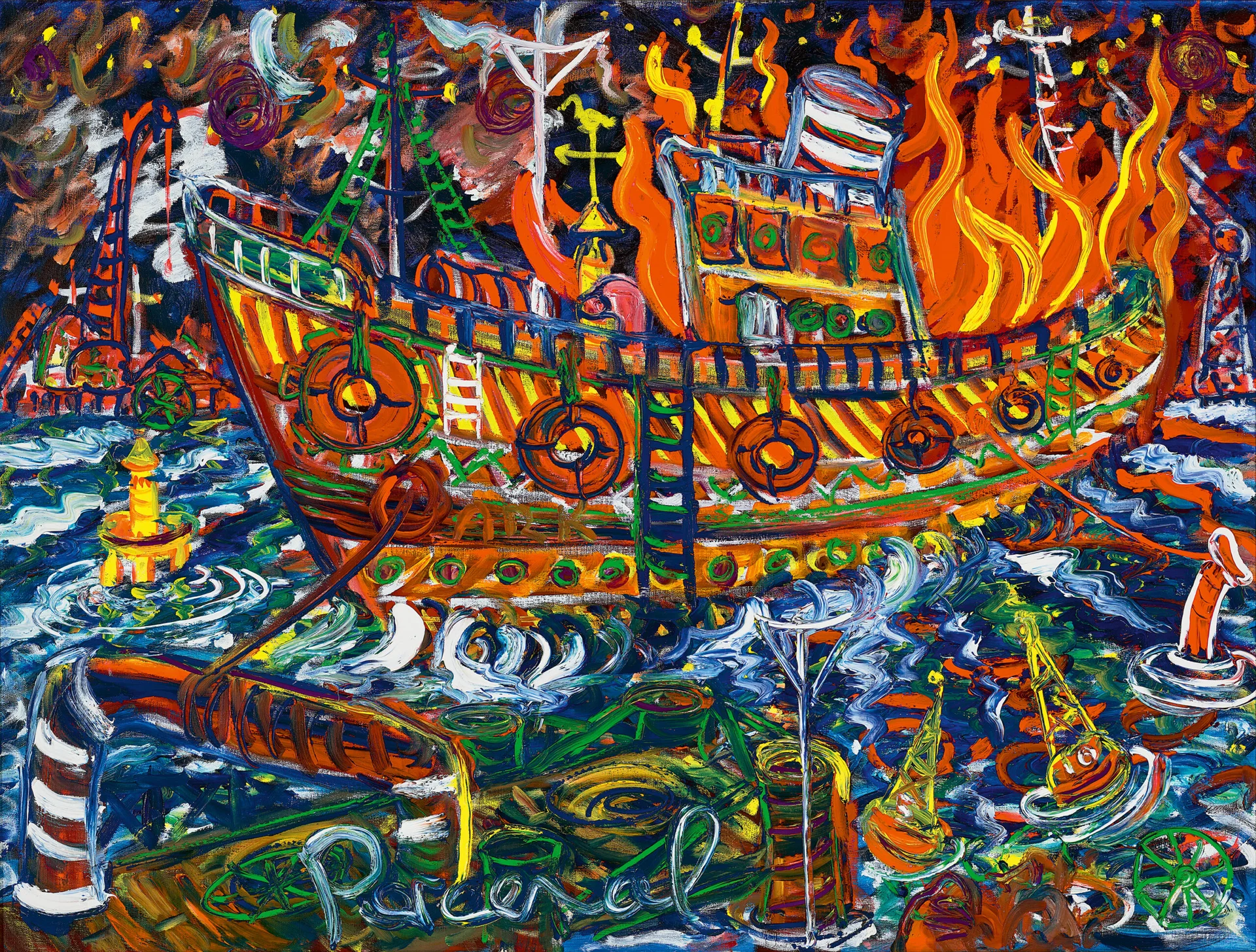 THE BURNING OF THE ARK