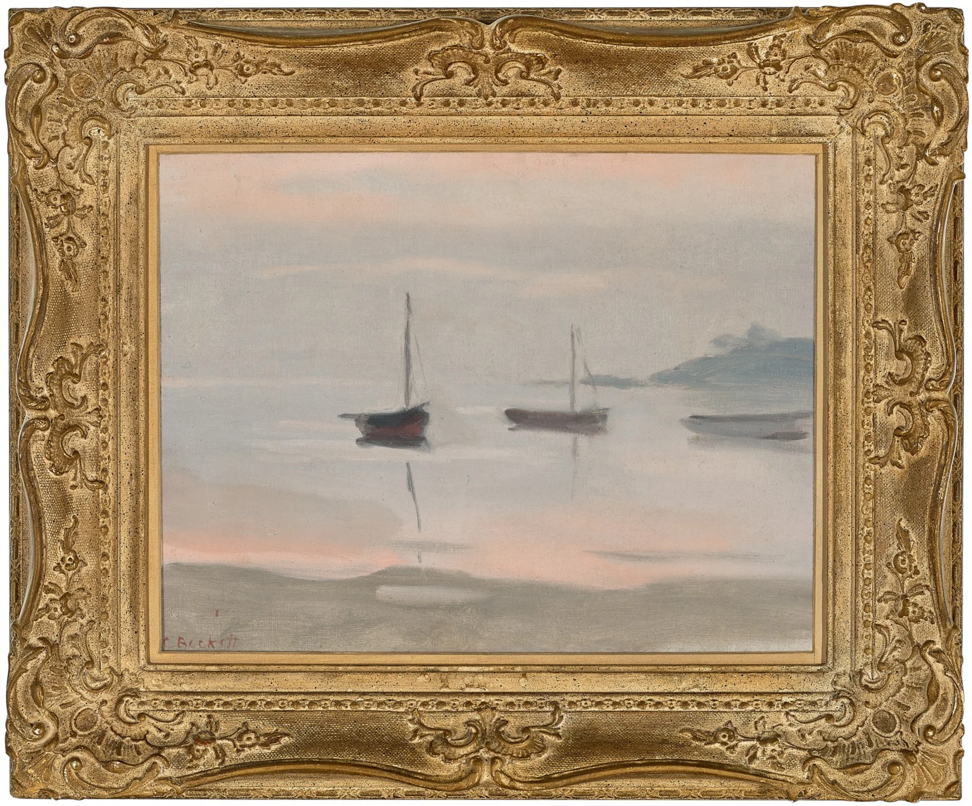 BOATS AT SUNSET