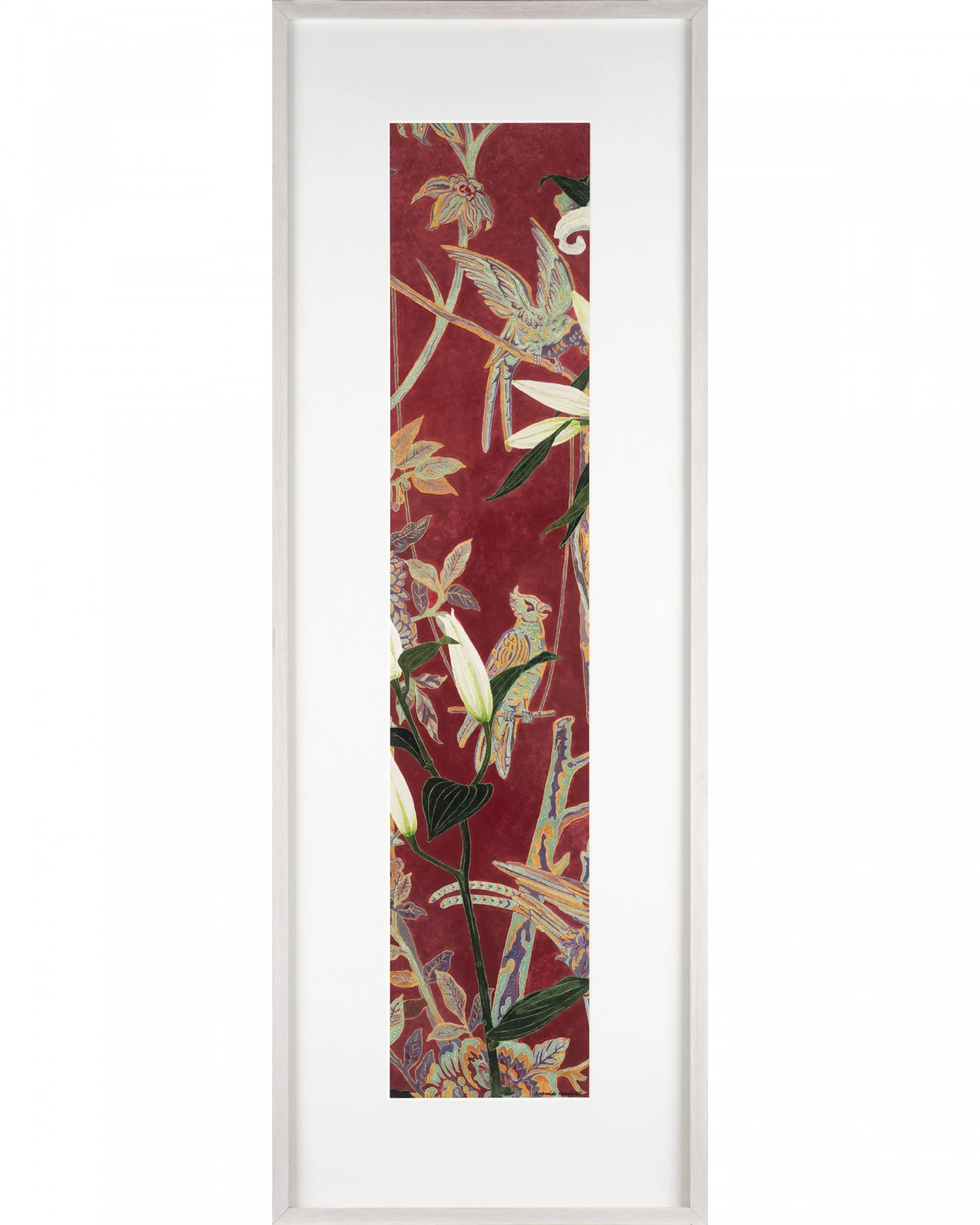 LILIES AND PARROT SHAWL