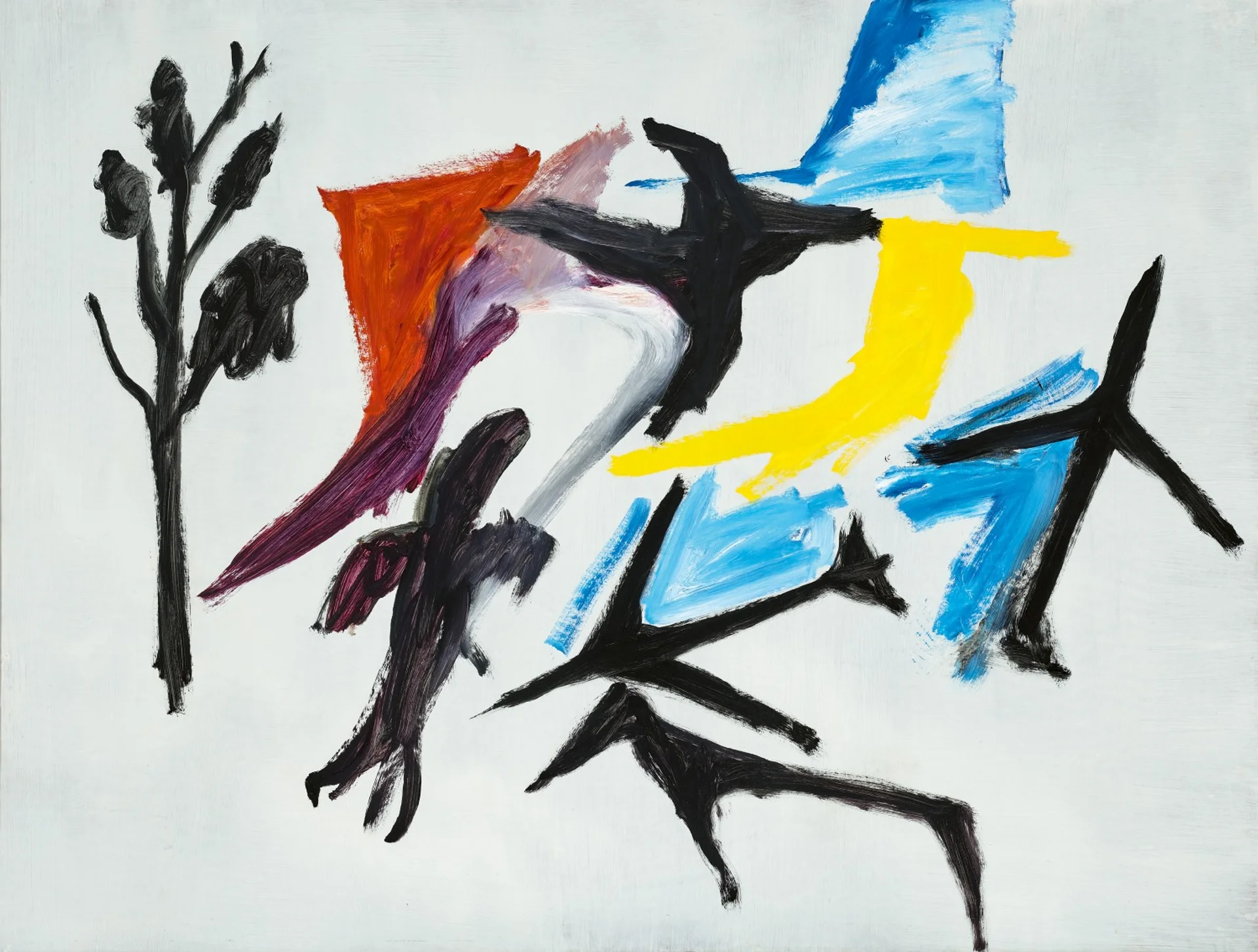 Two aeroplanes and one or two birds