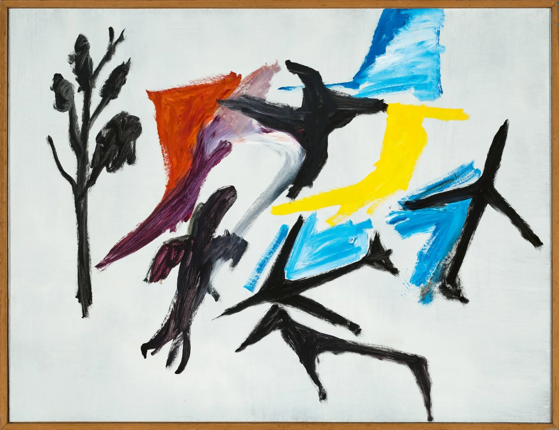 Two aeroplanes and one or two birds