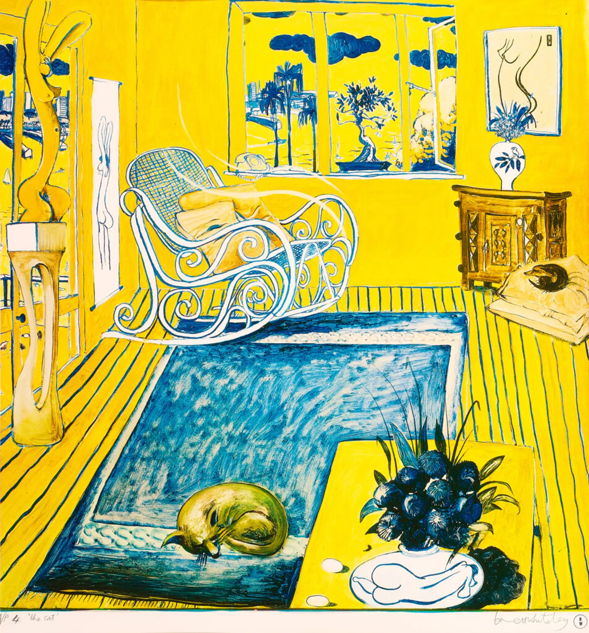 The cat