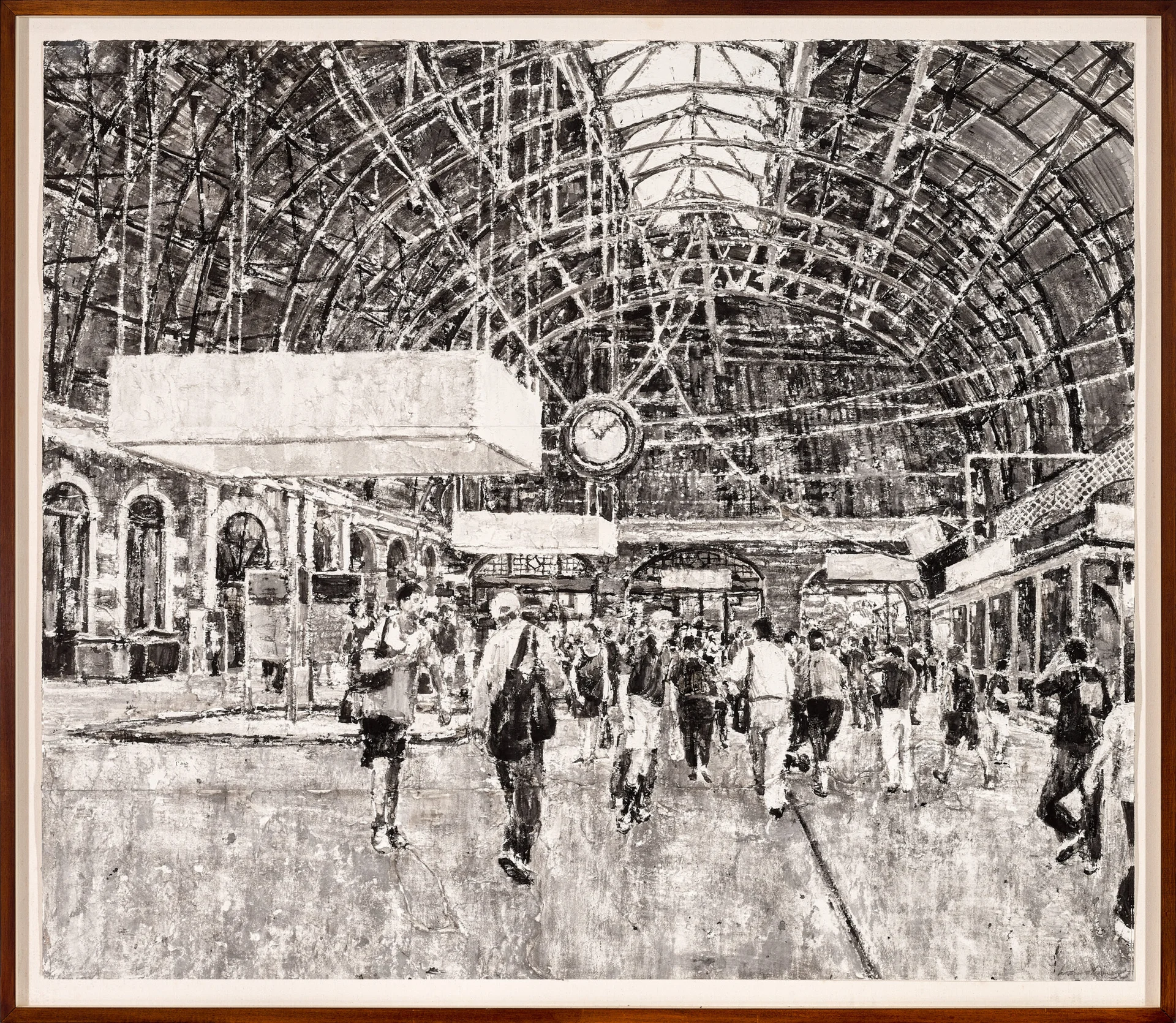 Commuters at Central