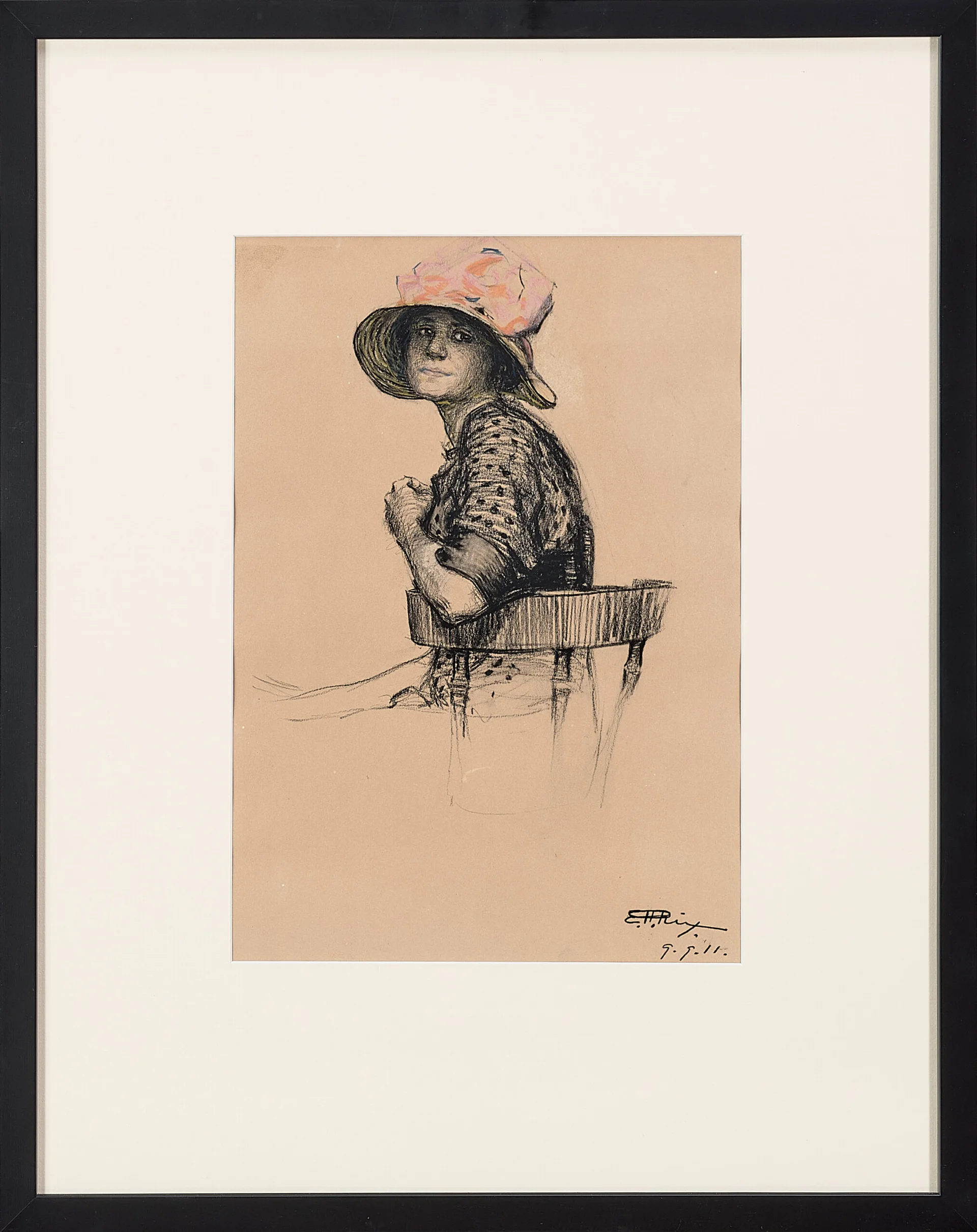 PORTRAIT WITH PINK HAT