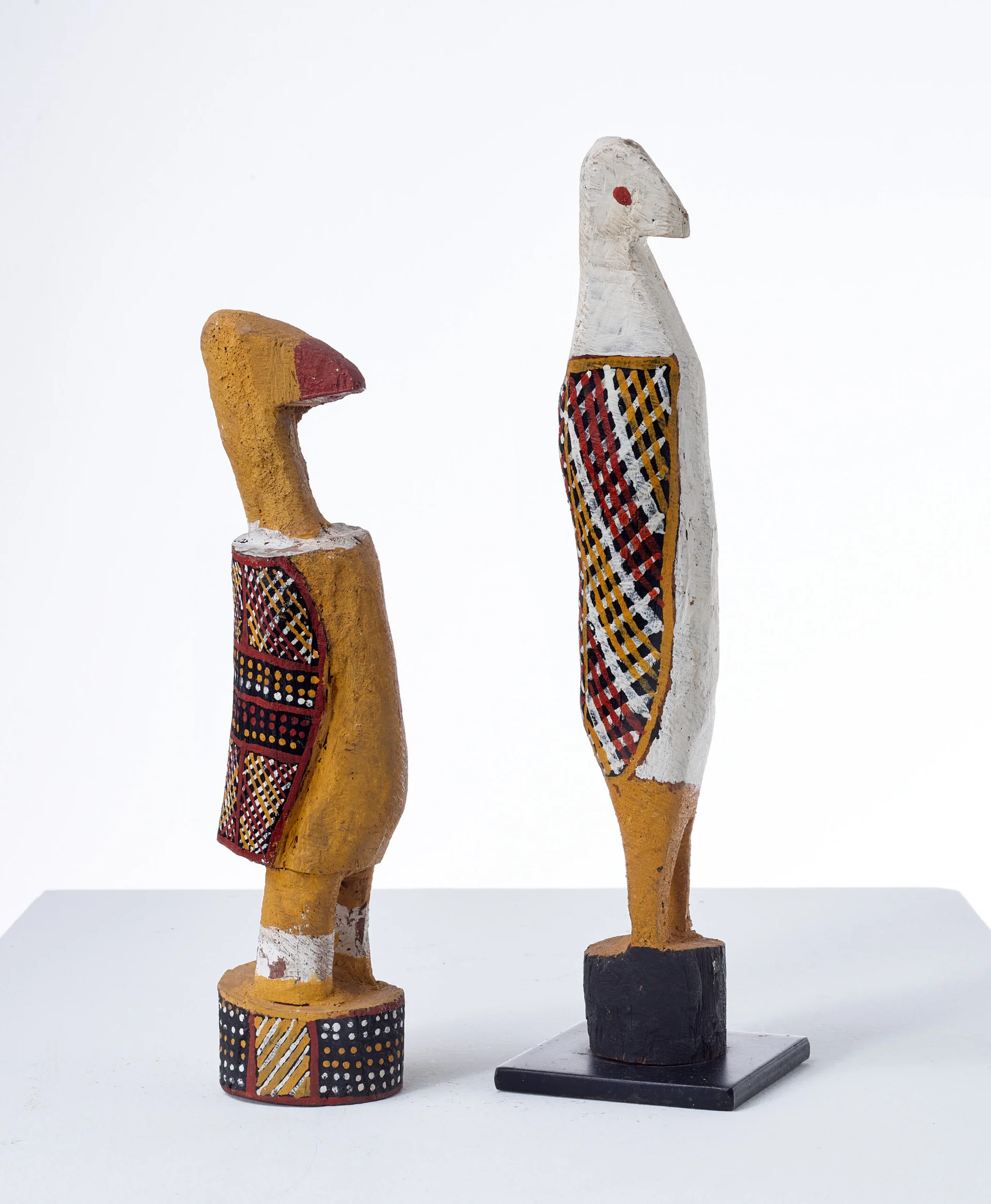 A PAIR OF TIWI BIRDS