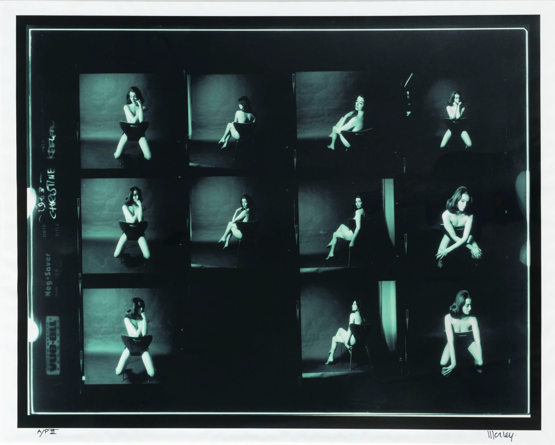 CHRISTINE KEELER CONTACT SHEET