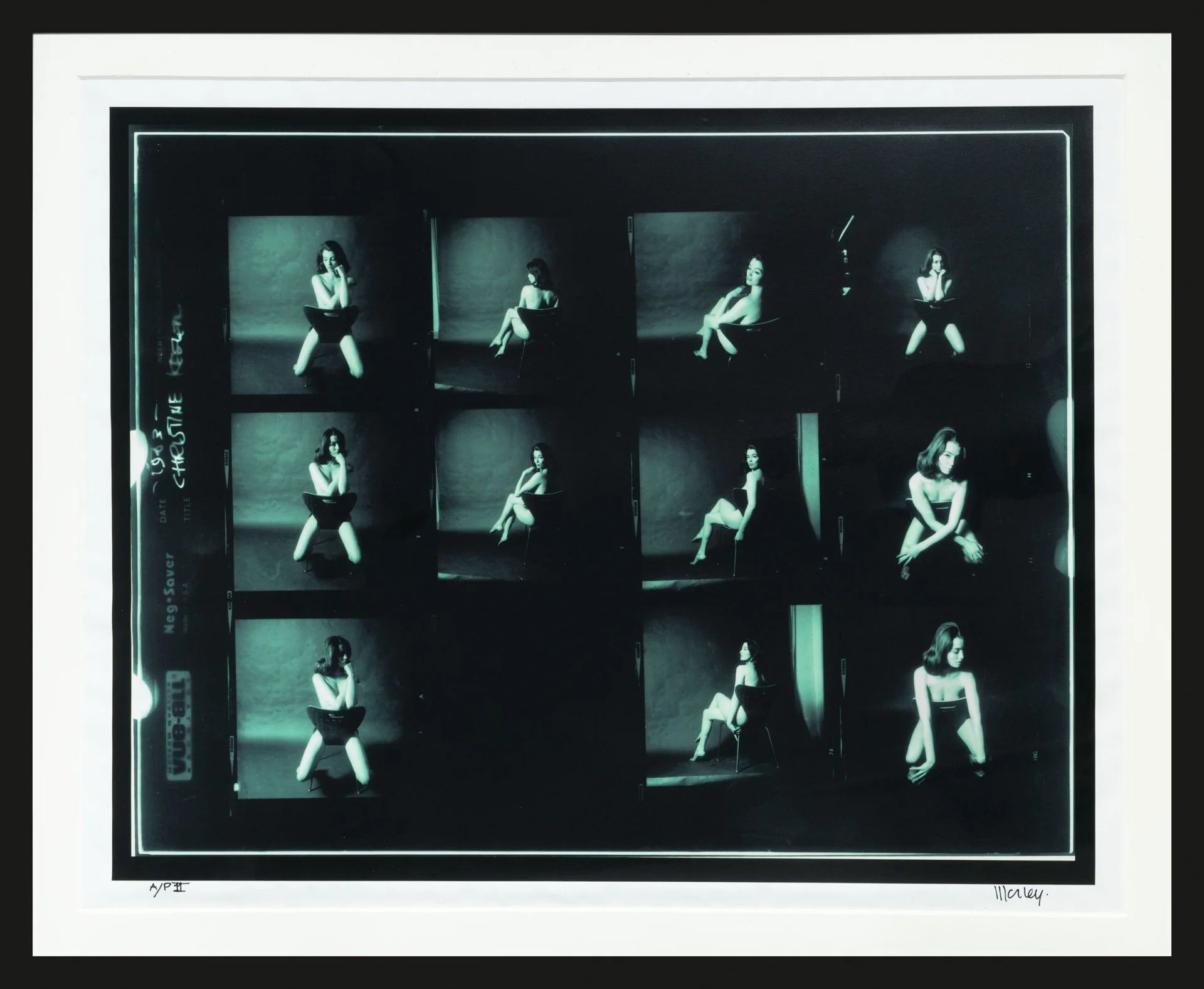 CHRISTINE KEELER CONTACT SHEET