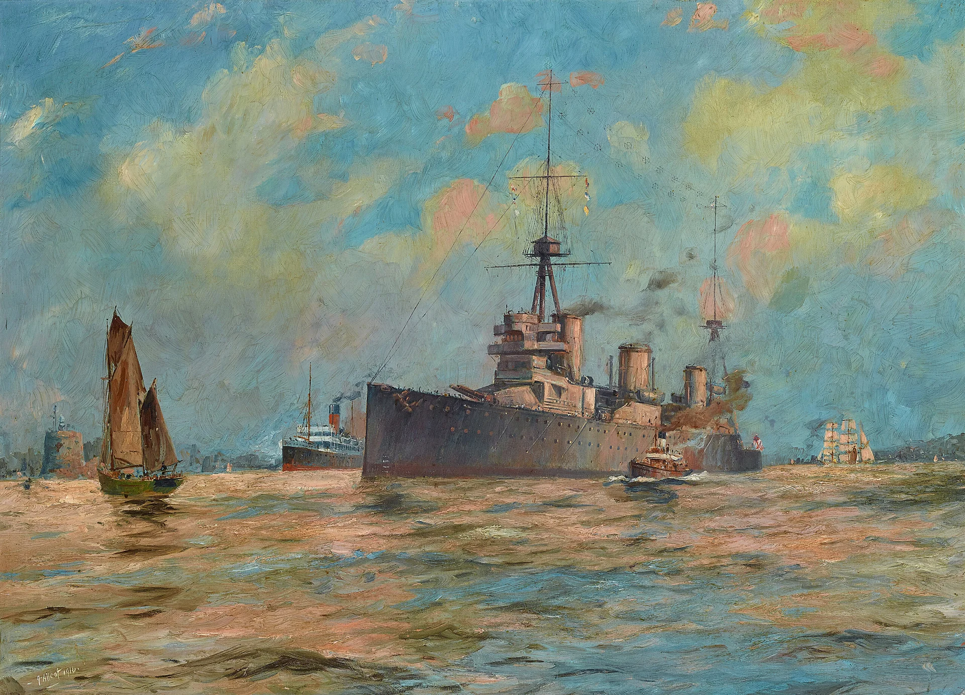 HMAS AUSTRALIA IN SYDNEY