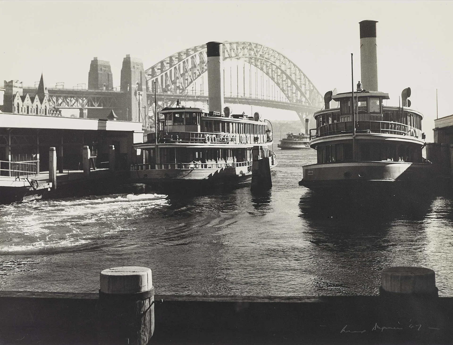 CIRCULAR QUAY (WITH TWO FERRIES)
