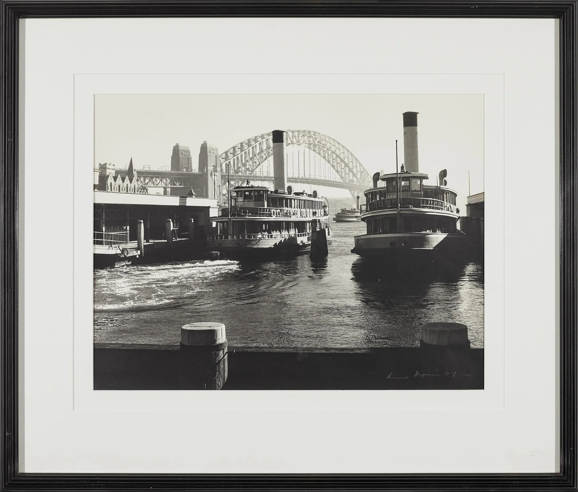 CIRCULAR QUAY (WITH TWO FERRIES)