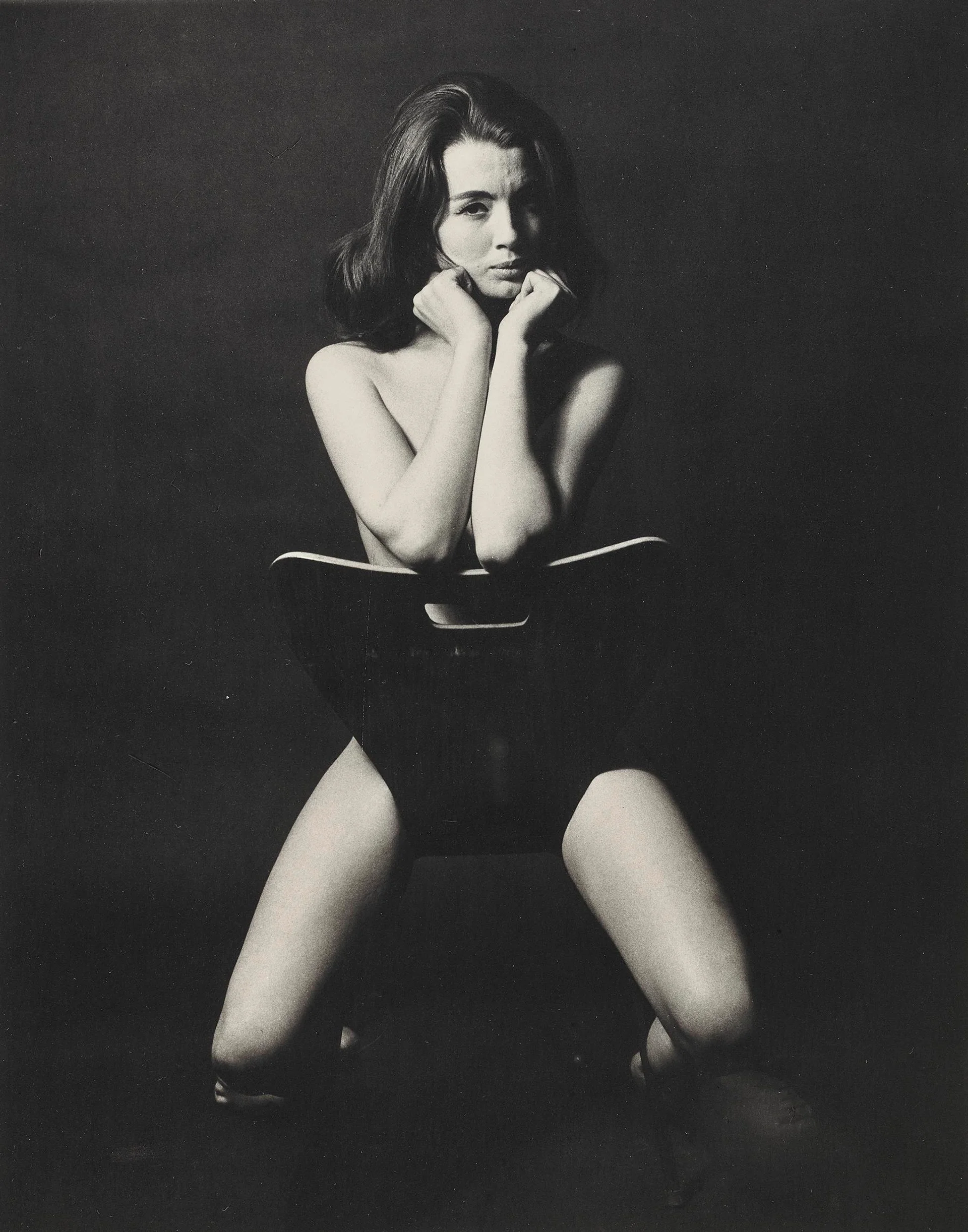 CHRISTINE KEELER, AT MORLEY’S LONDON STUDIO