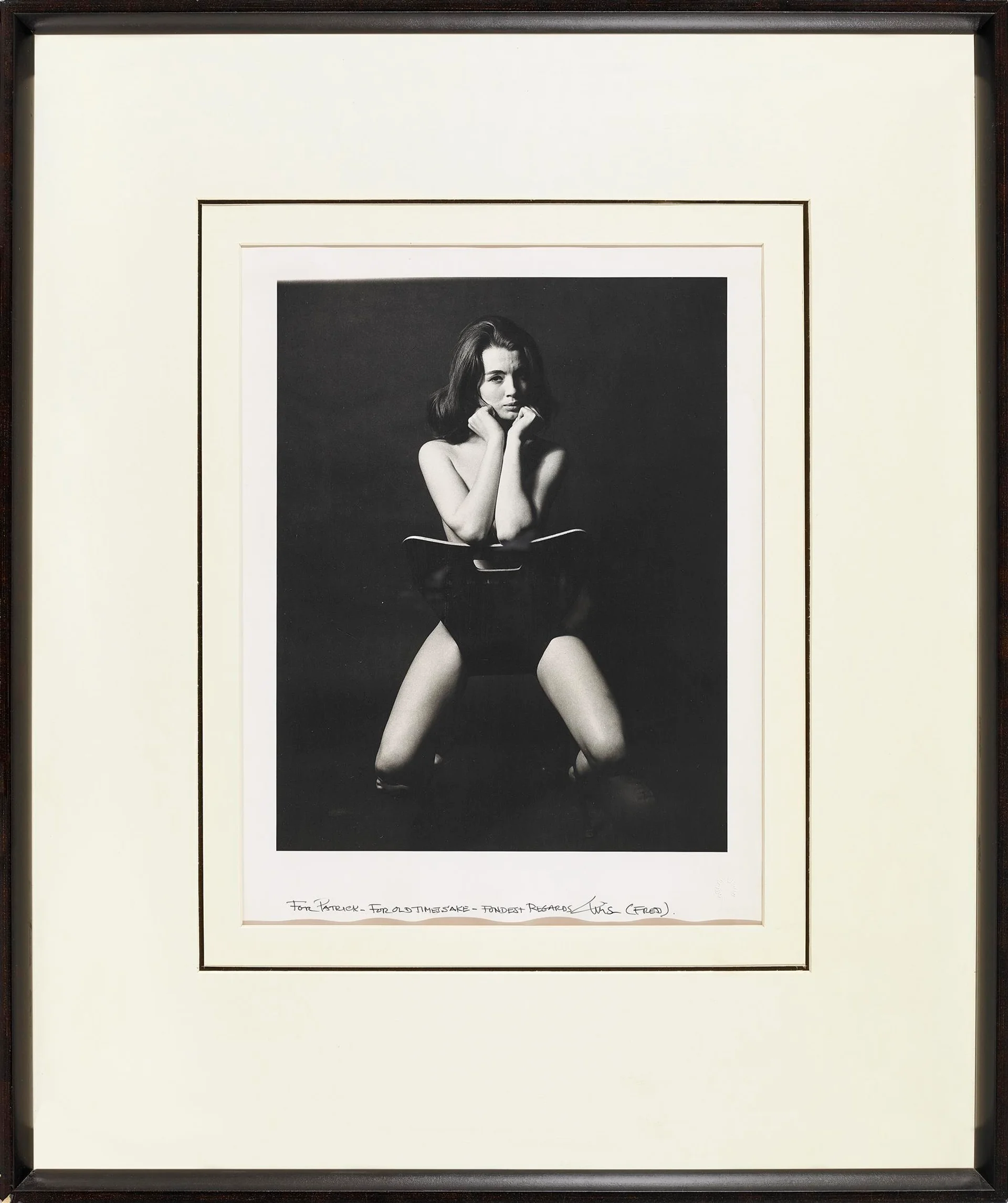 CHRISTINE KEELER, AT MORLEY’S LONDON STUDIO