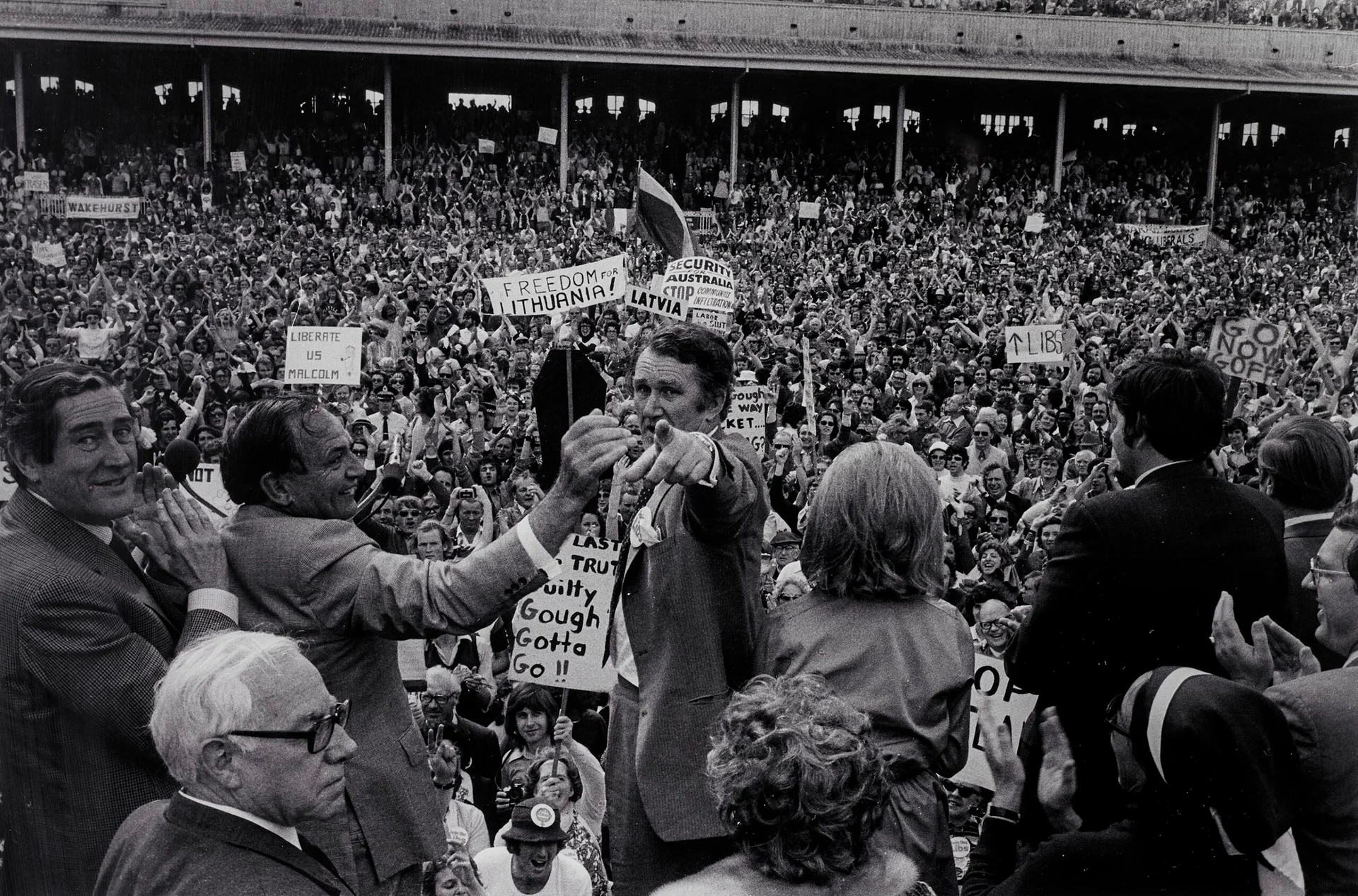 MALCOM FRASER, RANDWICK RACECOURSE