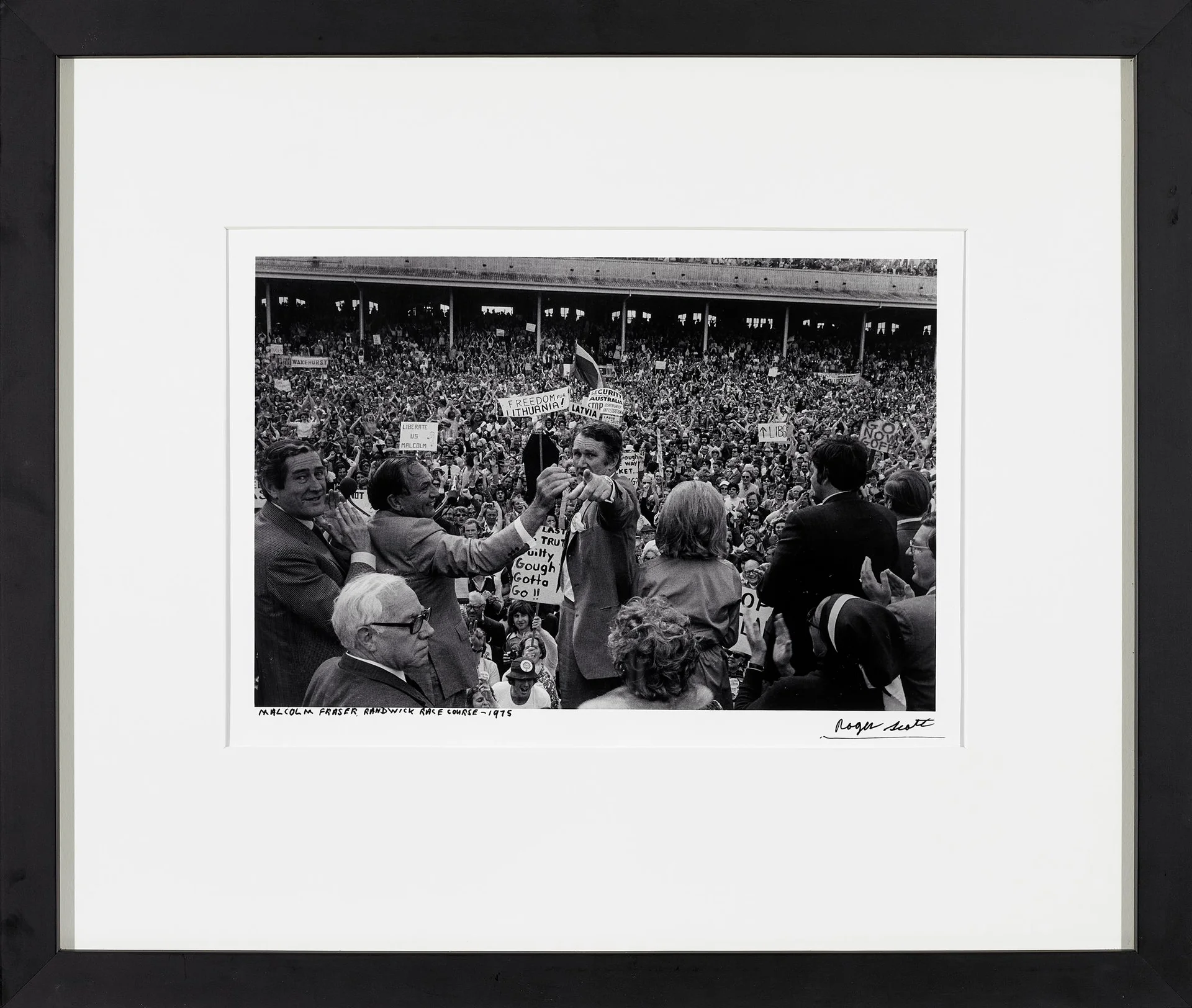 MALCOM FRASER, RANDWICK RACECOURSE