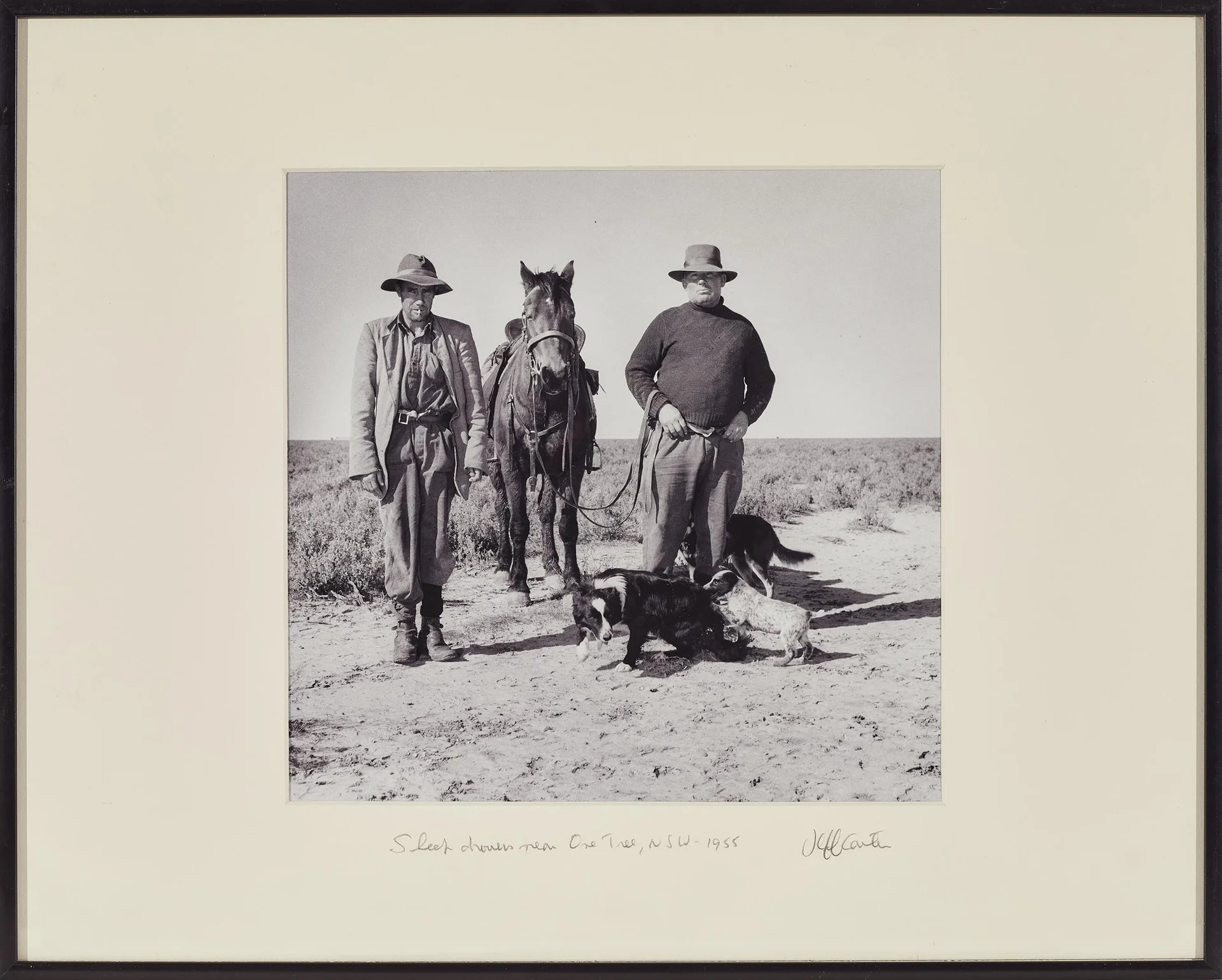 SHEEP DROVERS NEAR ONE TREE, NSW