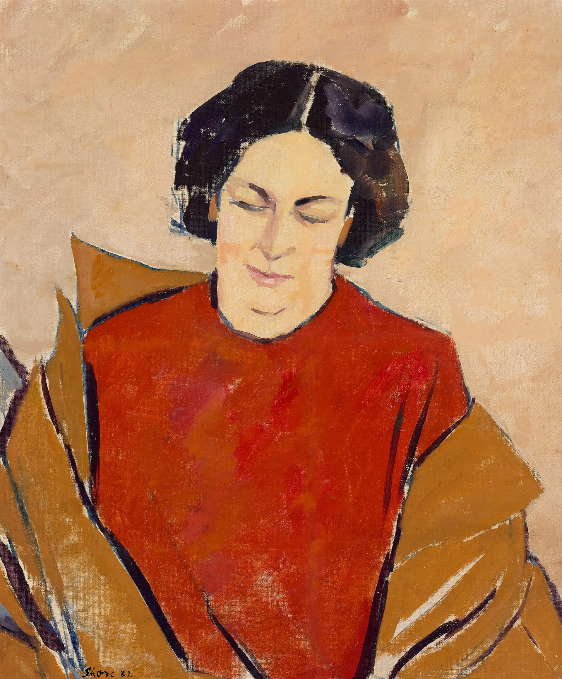 PORTRAIT OF A WOMAN IN RED