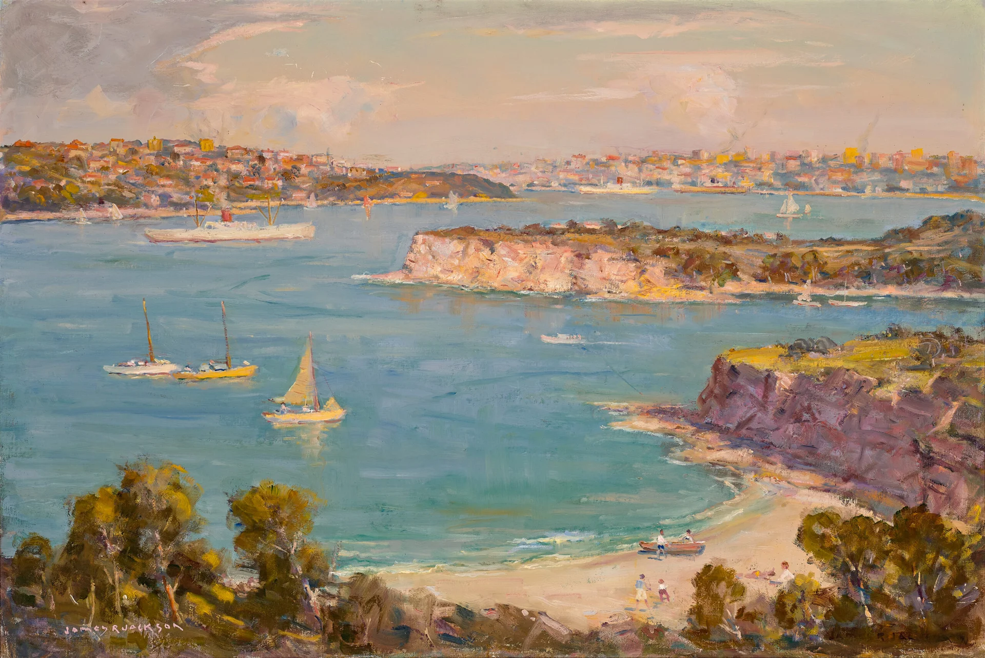 ENTRANCE TO SYDNEY HARBOUR FROM DOBROYD