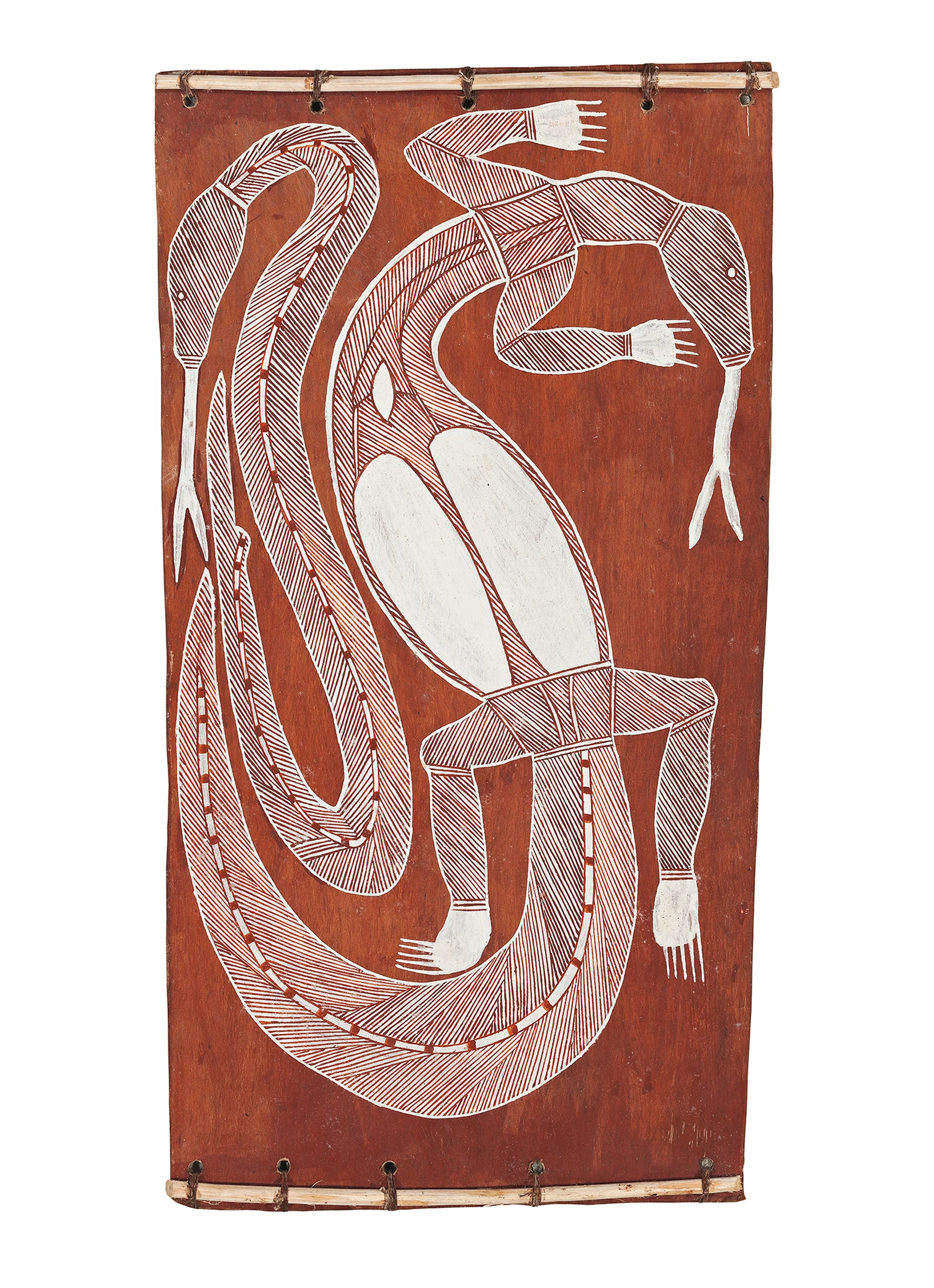 GOANNA AND FILE SNAKE