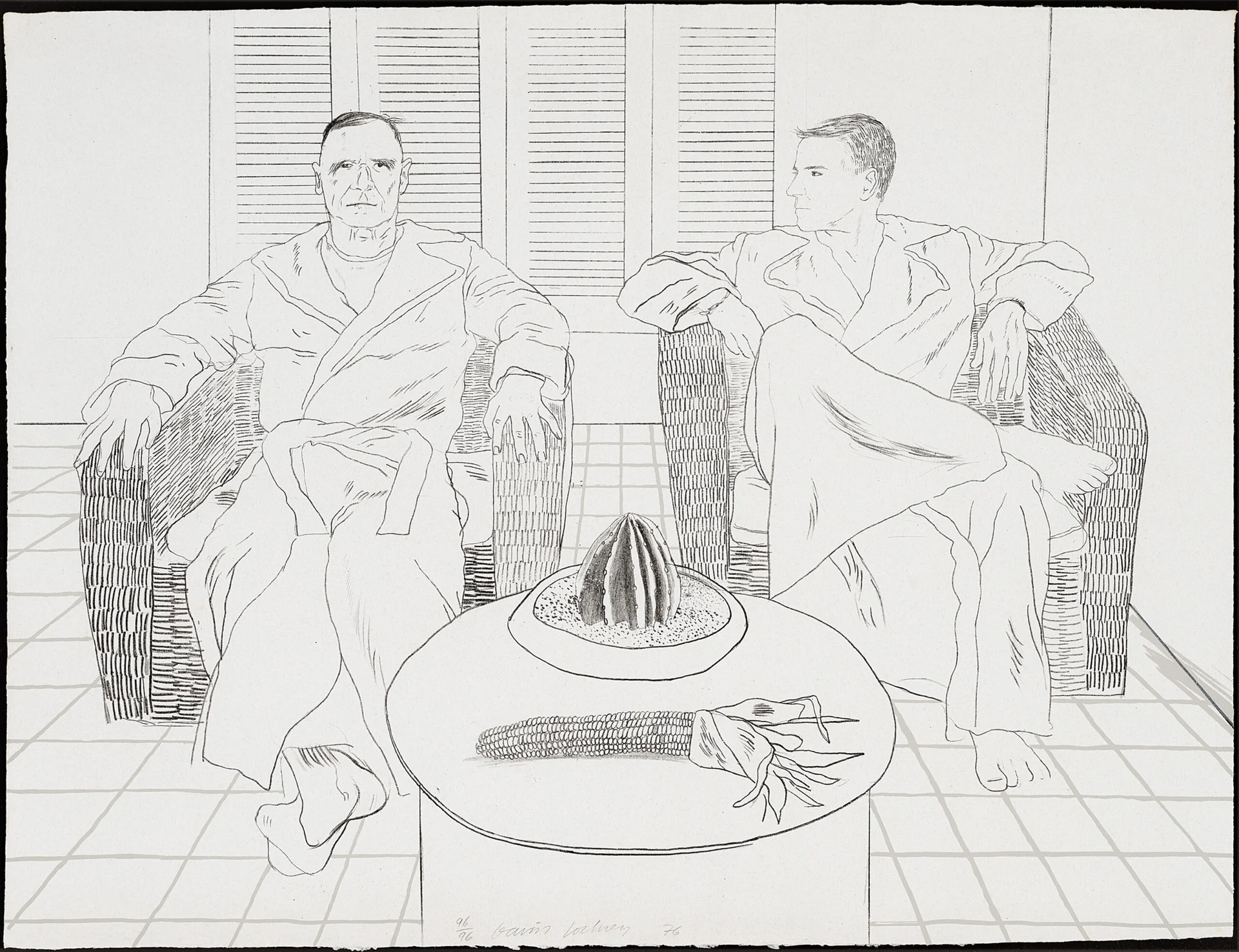 Christopher Isherwood and Don Barchardy