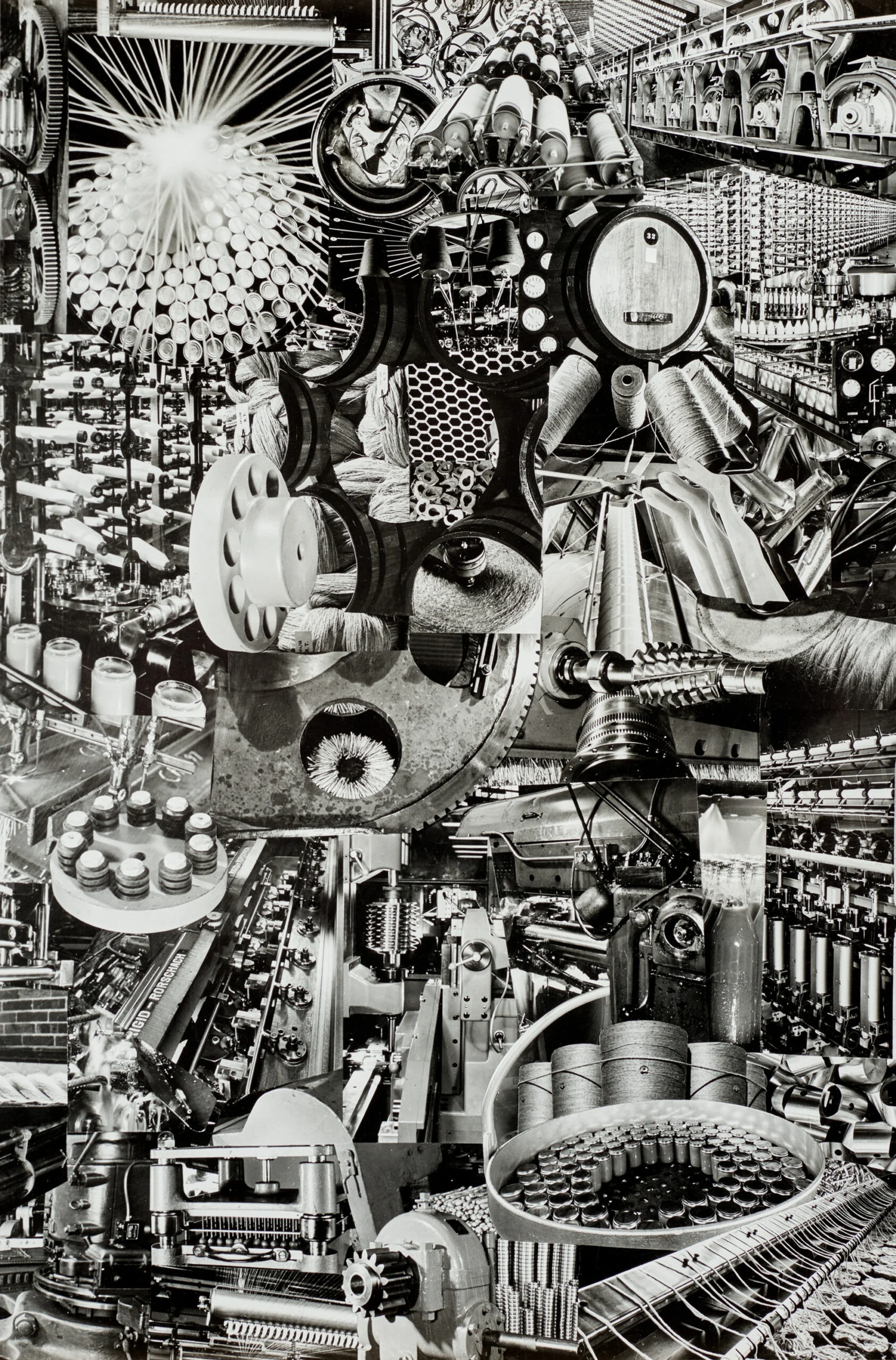 DETAIL OF THE RIGHT SECTION OF THE MURAL BY WOLFGANG SIEVERS AT THE VICTORIAN CHAMBER OF COMMERCE