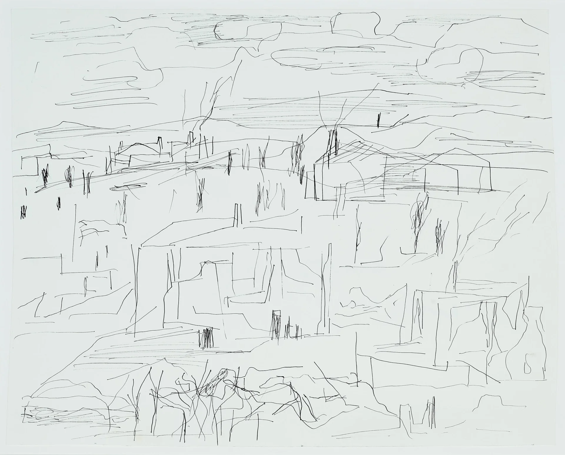 SMOKE, FARMHOUSES & RUNNING DOG