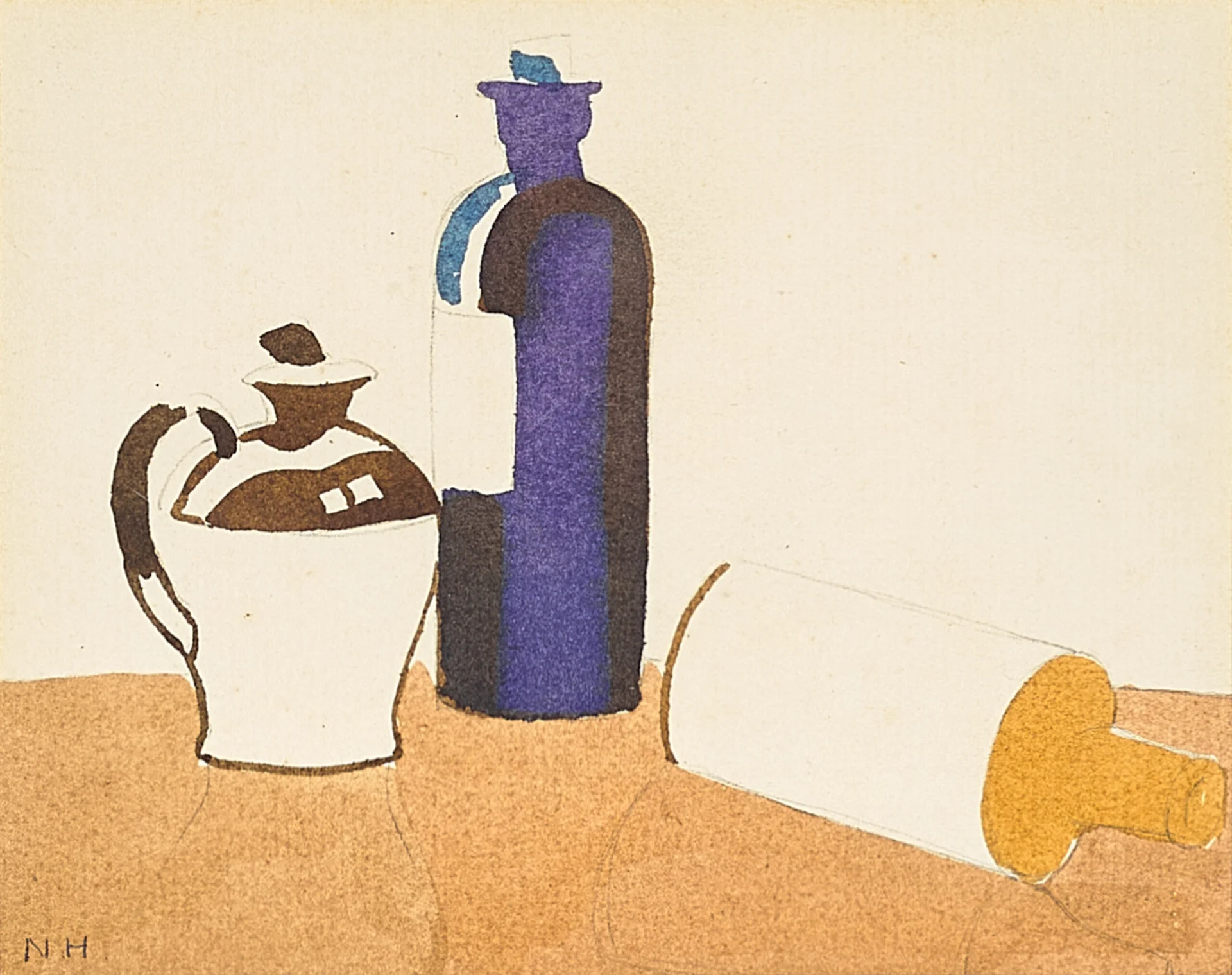 STILL LIFE OF BOTTLES (TRIPTYCH)