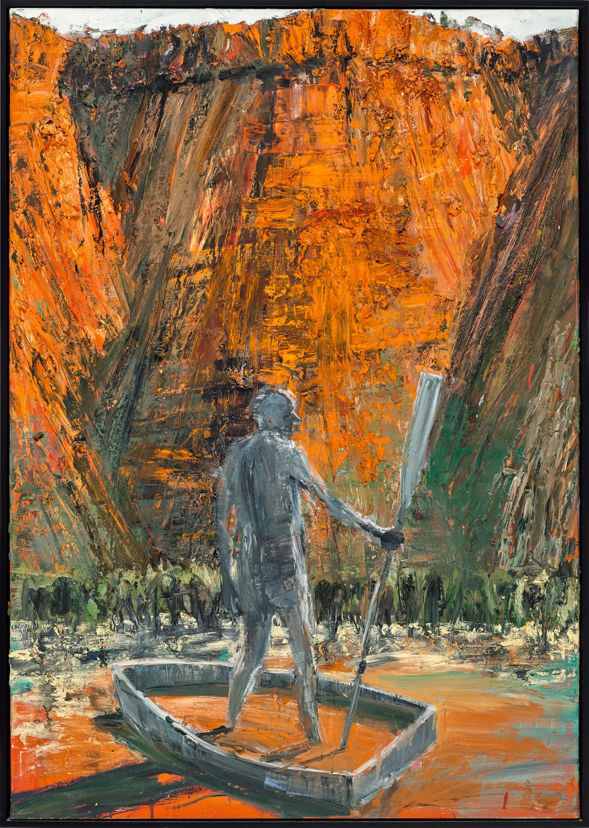 (DESERT FIGURE WITH OAR) UPRIGHT