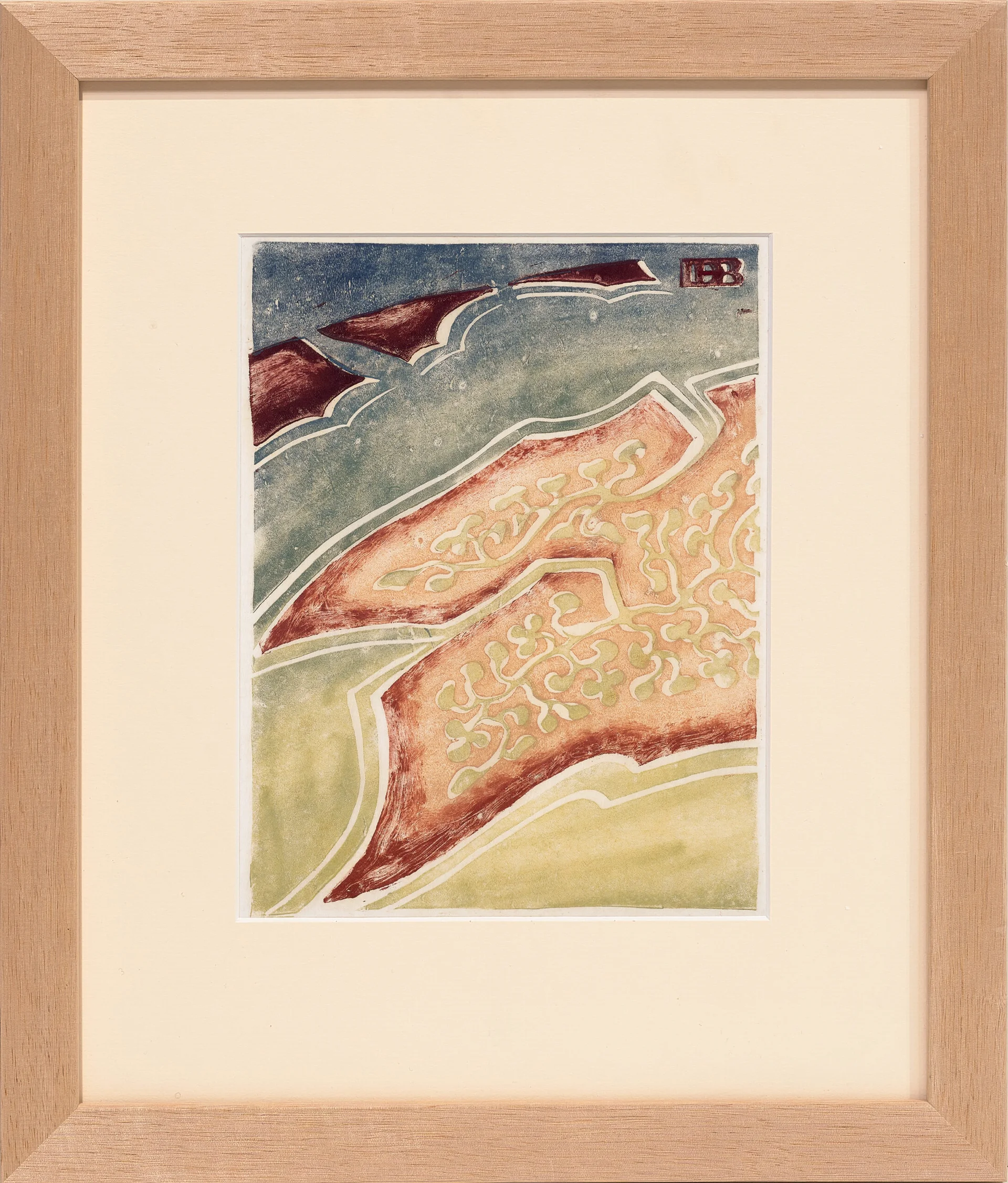 Air travel 1: Mud flats and island
