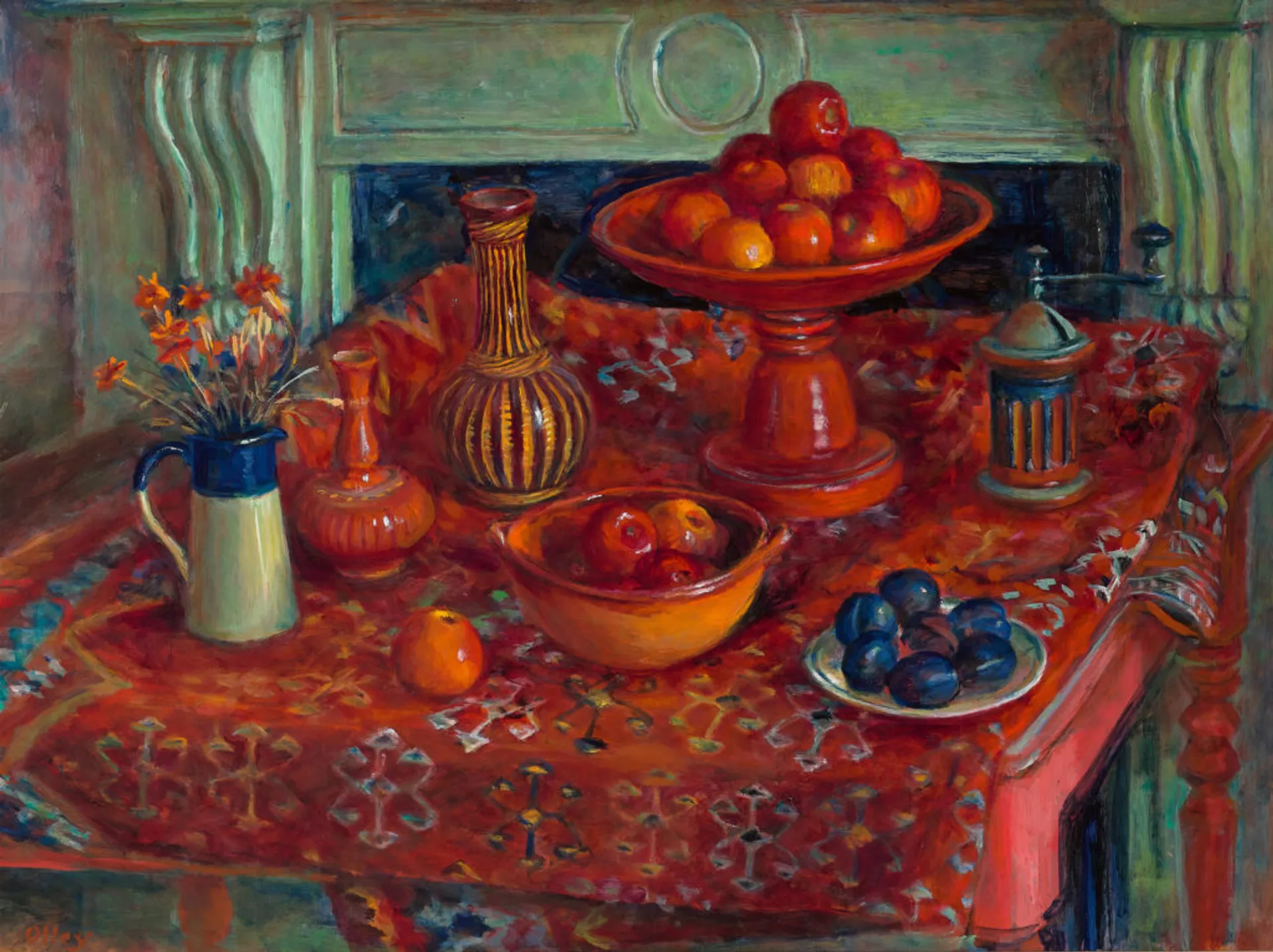 Still life with kelim