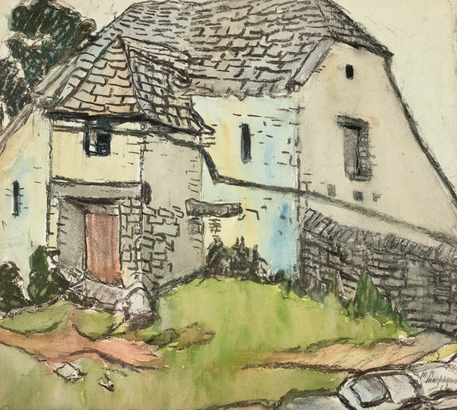 104 · MARGARET PRESTON, WEAVER'S COTTAGE, BILBURY, 1916