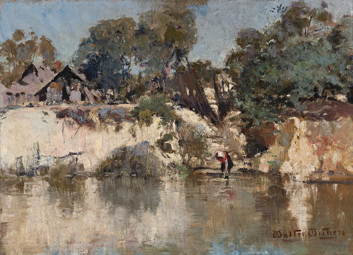 14 · WALTER WITHERS, YARRA RIVER COTTAGE, c.1898
