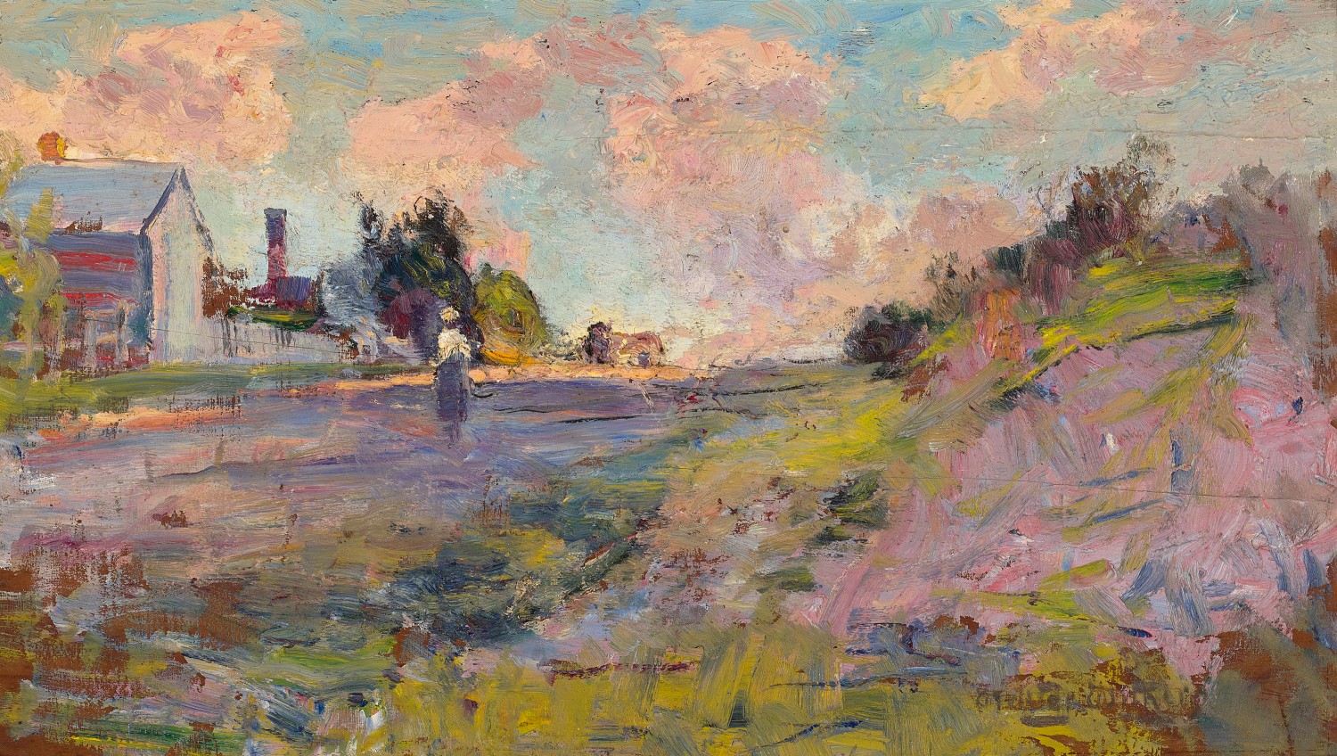 49 · Walter Withers, An old cottage, c.1905