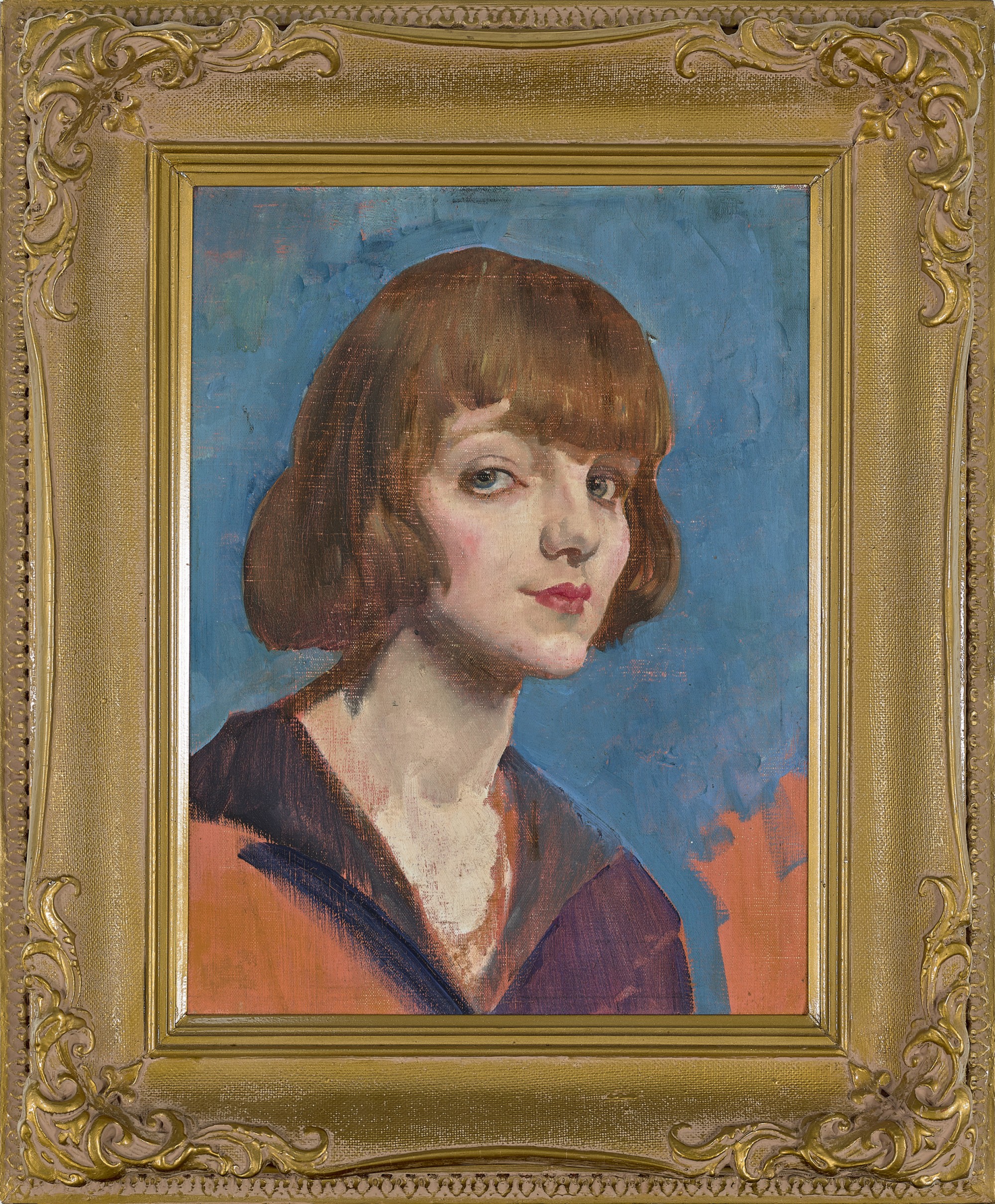 HEAD OF A GIRL WITH REDDISH BROWN HAIR, 1915 | Deutscher and Hackett